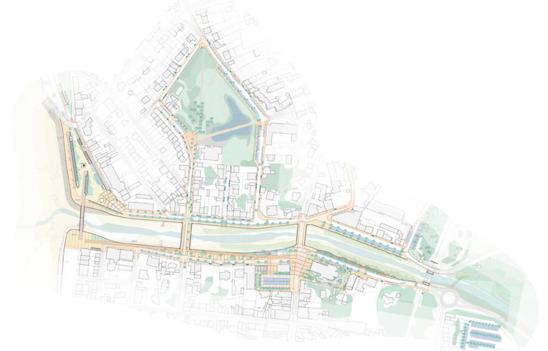 Requalification des quais  - Programmation urbaine et paysagère des quais du Wimereux à WIMEREUX, France