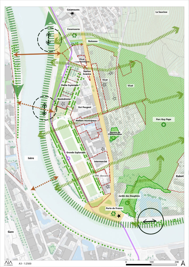   - AMO Urbanisme Favorable à la Santé pour le quartier Esplanade à GRENOBLE, France