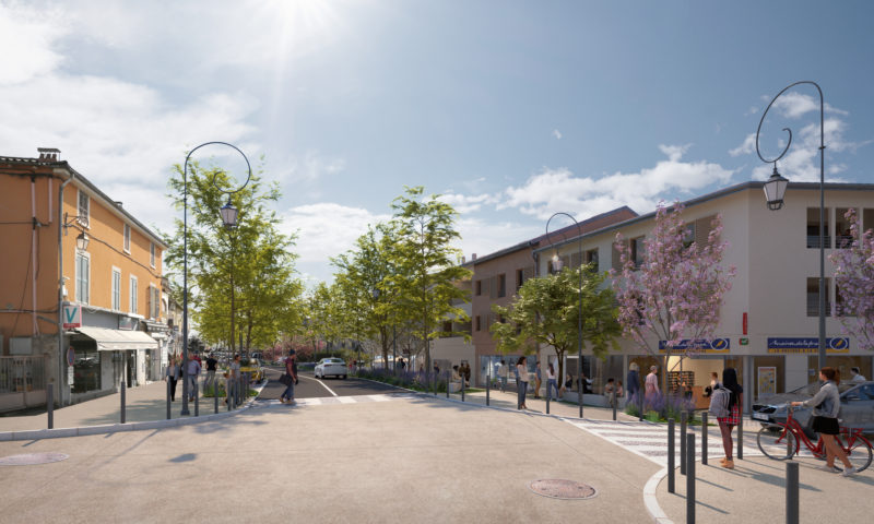   - Aménagement des espaces public et voirie du secteur Chapard – Doumer à CHAPONOST, France