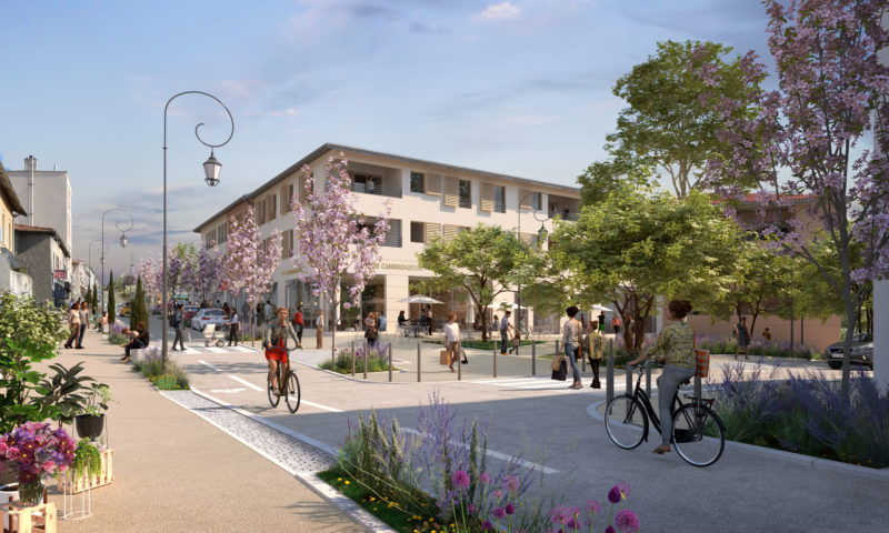  - Aménagement des espaces public et voirie du secteur Chapard – Doumer à CHAPONOST, France