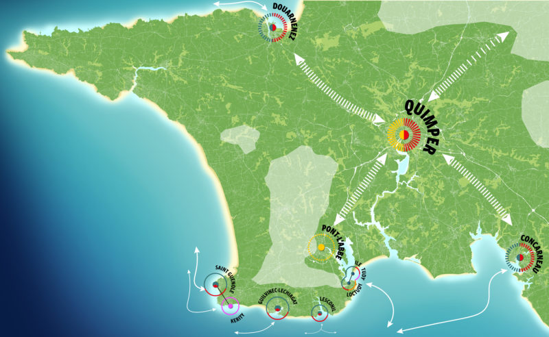   - Etude Urbano-portuaire, Réalisation de plans guides pour les ports de Saint-Guénolé, Guilvinec, Lesconil et Loctudy dans le PAYS BIGOUDEN SUD, France