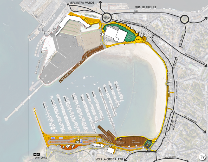   - Etude stratégique pour le développement du port de plaisance des Bas Sablons à SAINT-MALO, France