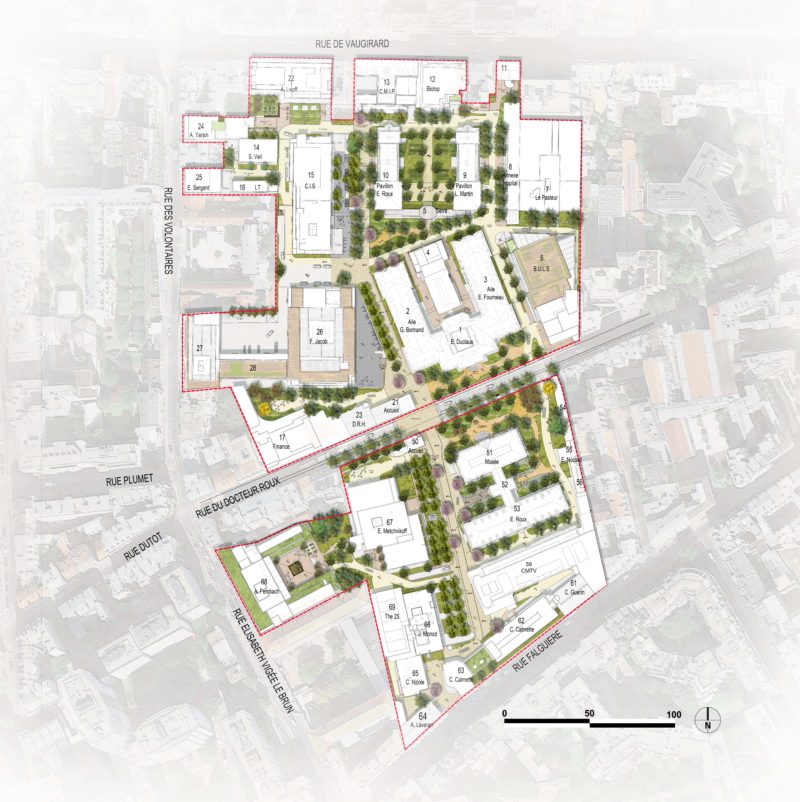   - MOE des espaces extérieurs de l’Institut Pasteur à PARIS, France