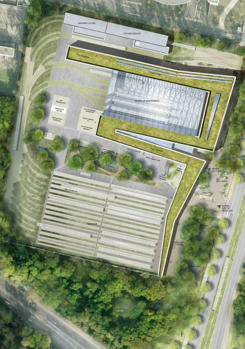   - SMR T10 – Site de Maintenance et Remisage Ligne T10 à CHATENAY MALABRIS, France